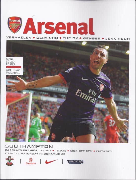 Arsenal FC v Southampton FC